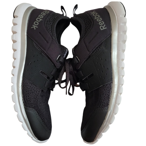 Reebok Women's Sublite Authentic 2.0 Running Shoes Black and White Size 8.5 EUC - Picture 4 of 10